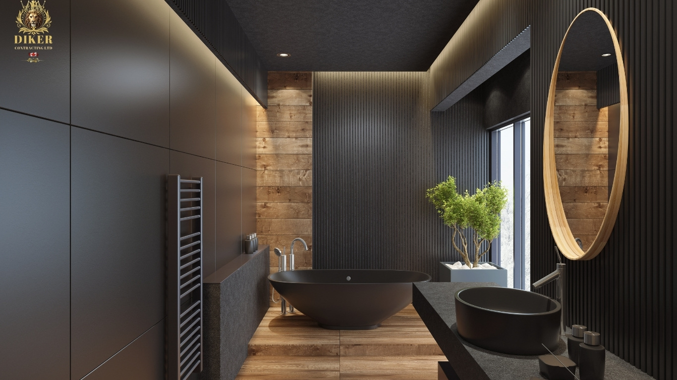 Dark Elegant Bathroom
